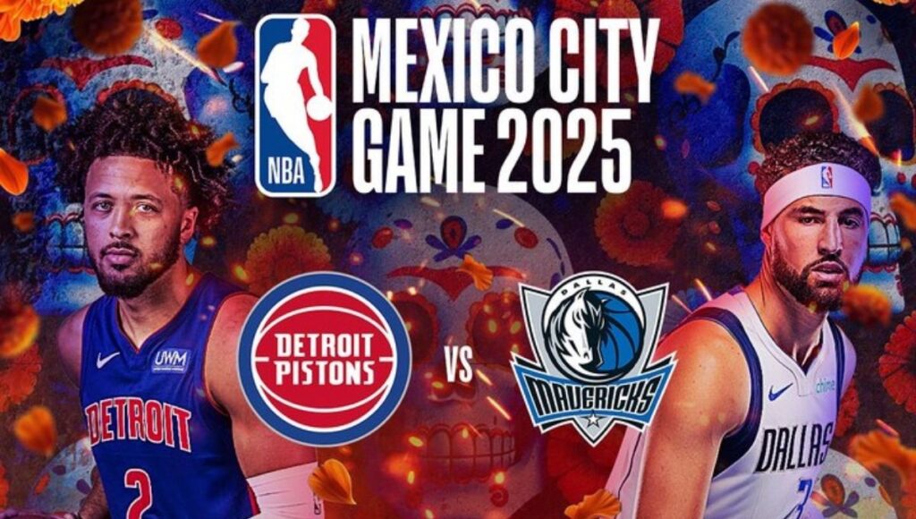 Mavericks y Pistons NBA en México