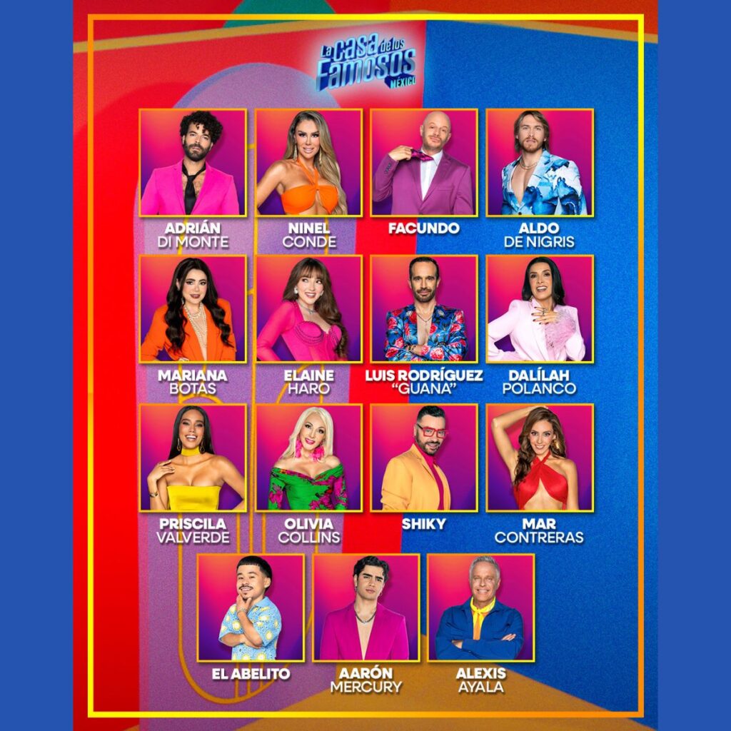 Lista de los nominados de La casa de los famosos México 2025 hoy miércoles 30 de julio
