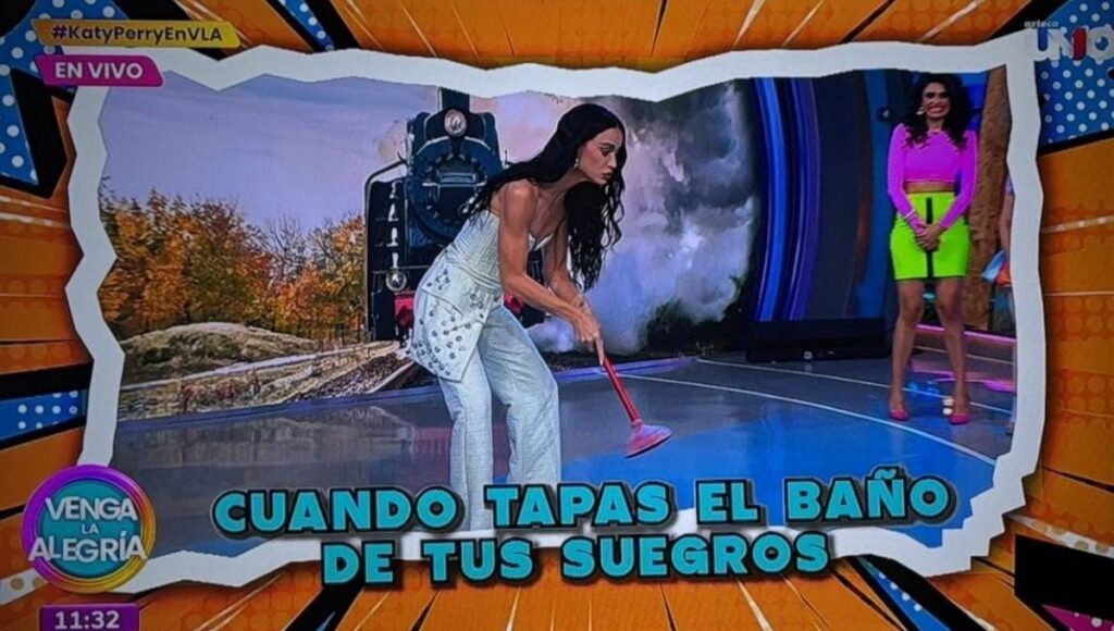 comparan visita de jamie lee curtis en hoy con la de katy perry en venga la alegria