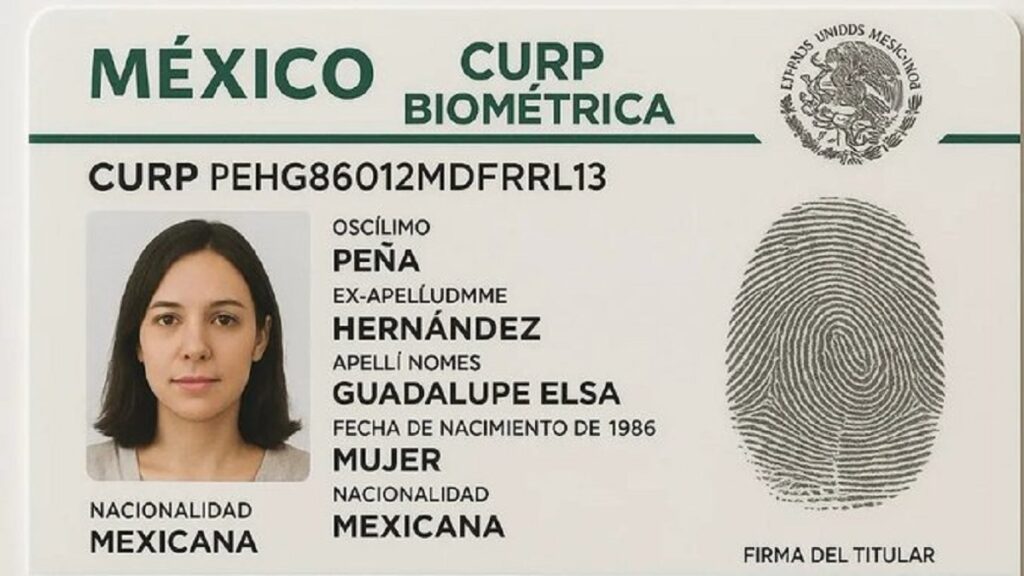 CURP biométrica en México