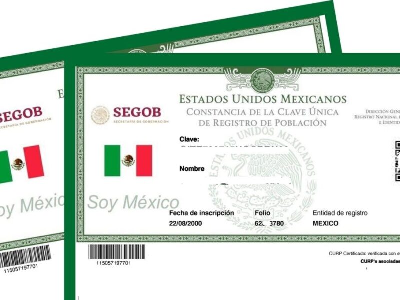 CURP biométrica será obligatoria en México