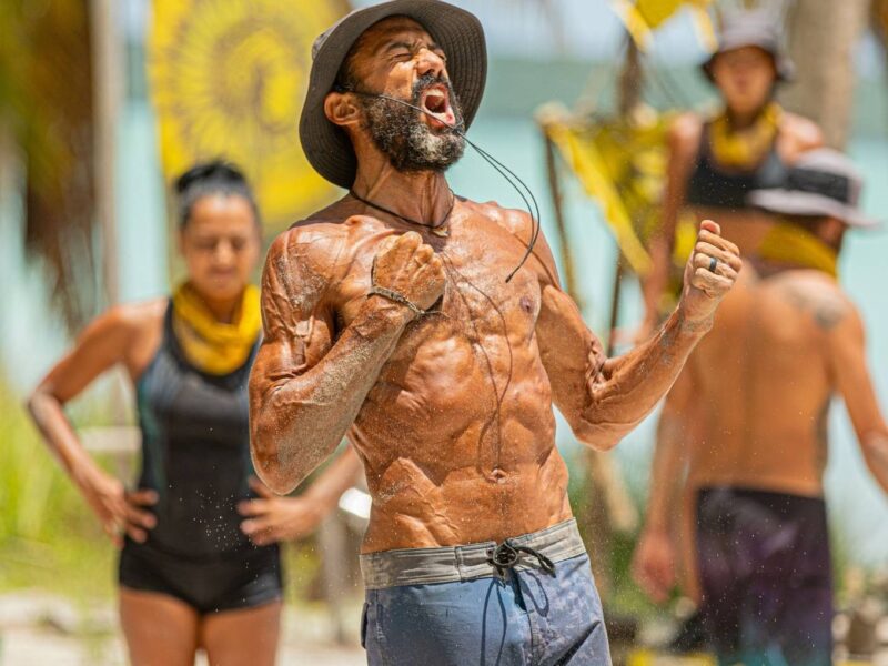 fans de survivor se preocupan por el fisico de rasta despues de que le negaran comida en su tribu