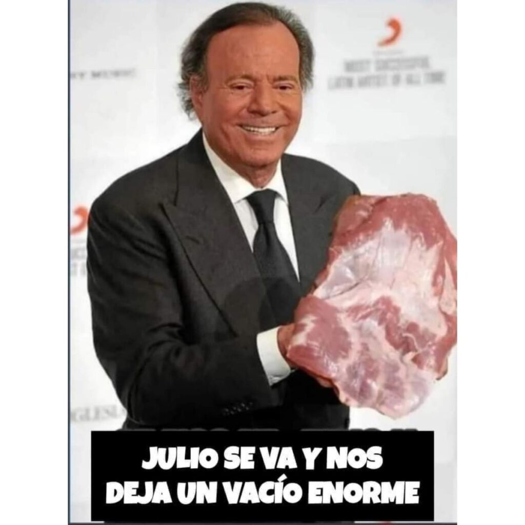 memes divertidos de julio iglesias