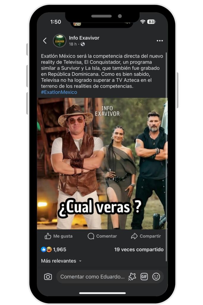 televisa prepara el conquistador para competir con exatlon mexico