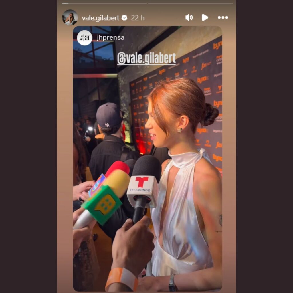 Valentina Gilabert reaparece como modelo en un evento