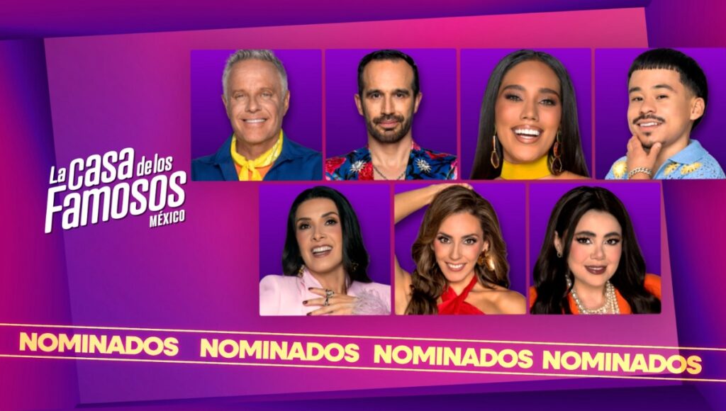 La Casa de los Famosos nominados 24 de agosto.