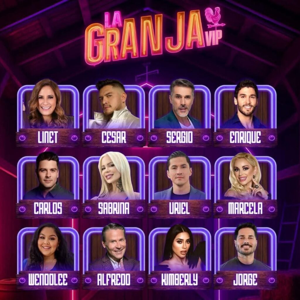 Estreno del reality 'La Granja VIP' en TV Azteca.