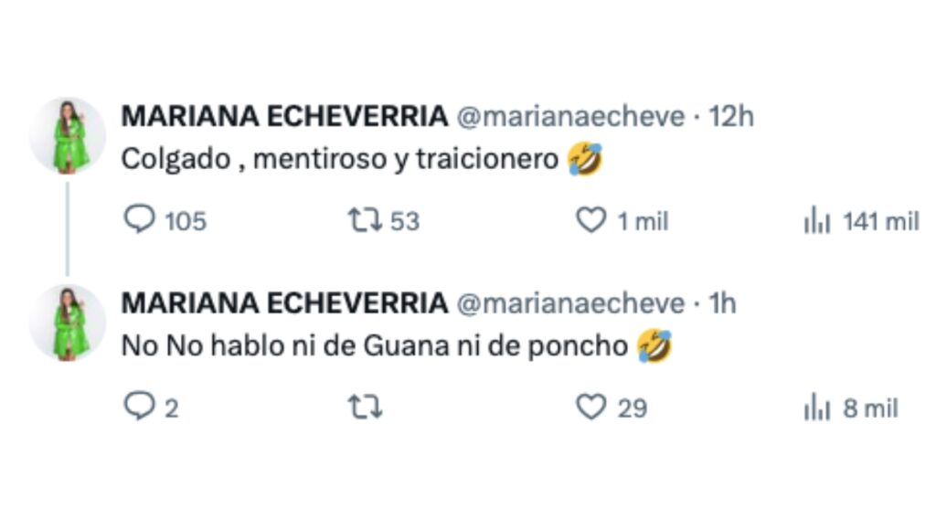 Mariana Echeverría lanza fuerte mensaje en X.