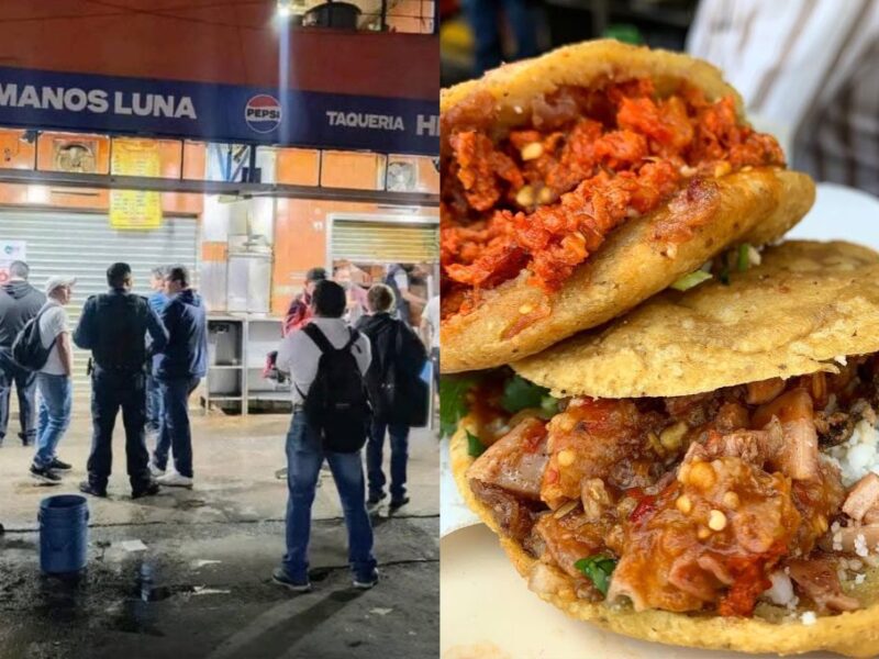 Suspenden taquería de las gorditas de Mixcoac en CDMX