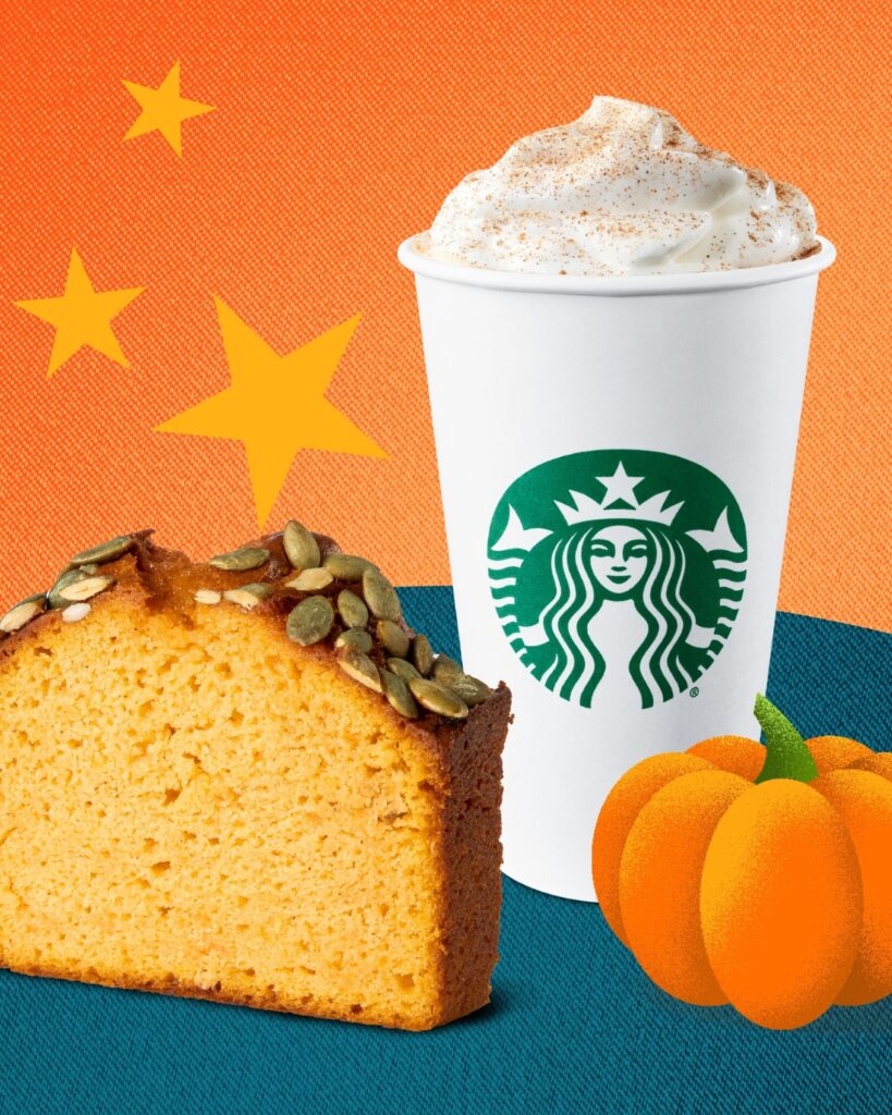 Bebida de Pumpkin Spice en Starbuck México.
