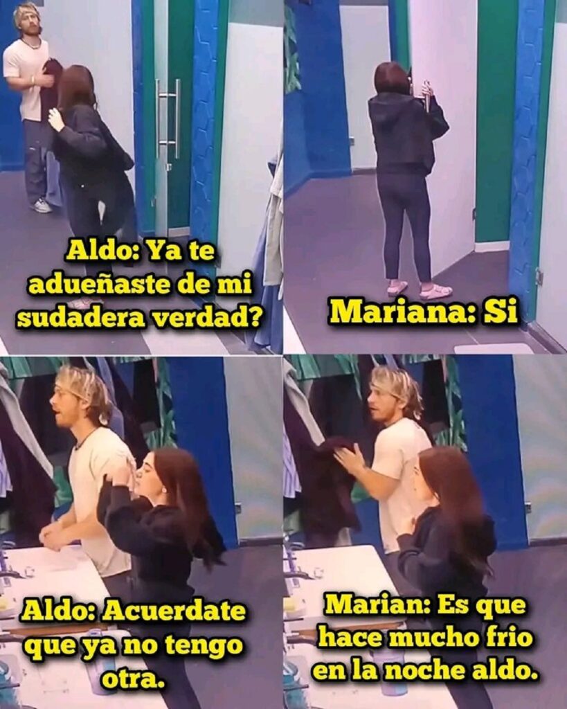 Aldo De Nigris pide a Mariana Botas su suéter