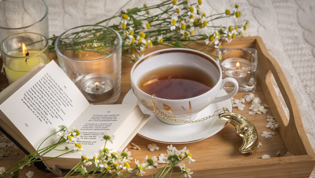 Beneficios del té de manzanilla con leche