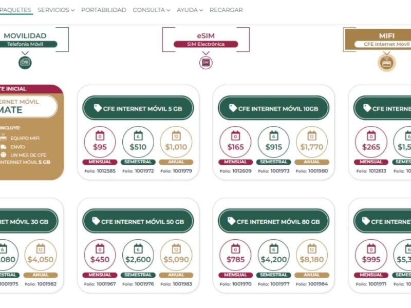 Cómo contratar CFE Internet