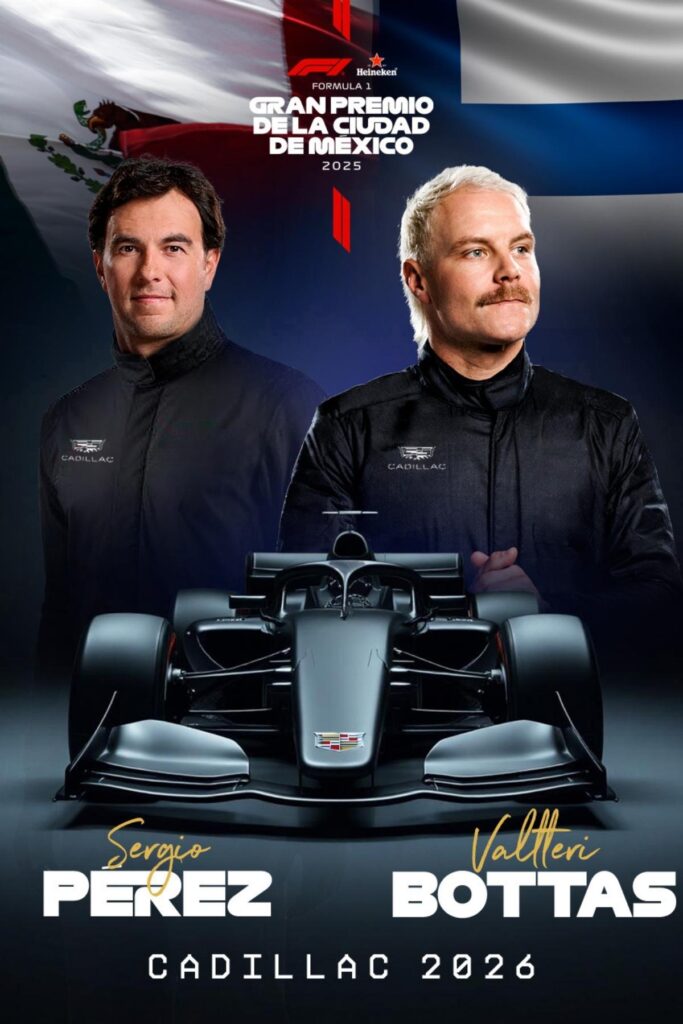 cuando debuta checo perez con cadillac en f1