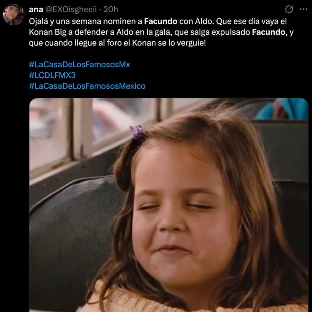 fans piden que facundo se vaya de la casa de los famosos mexico