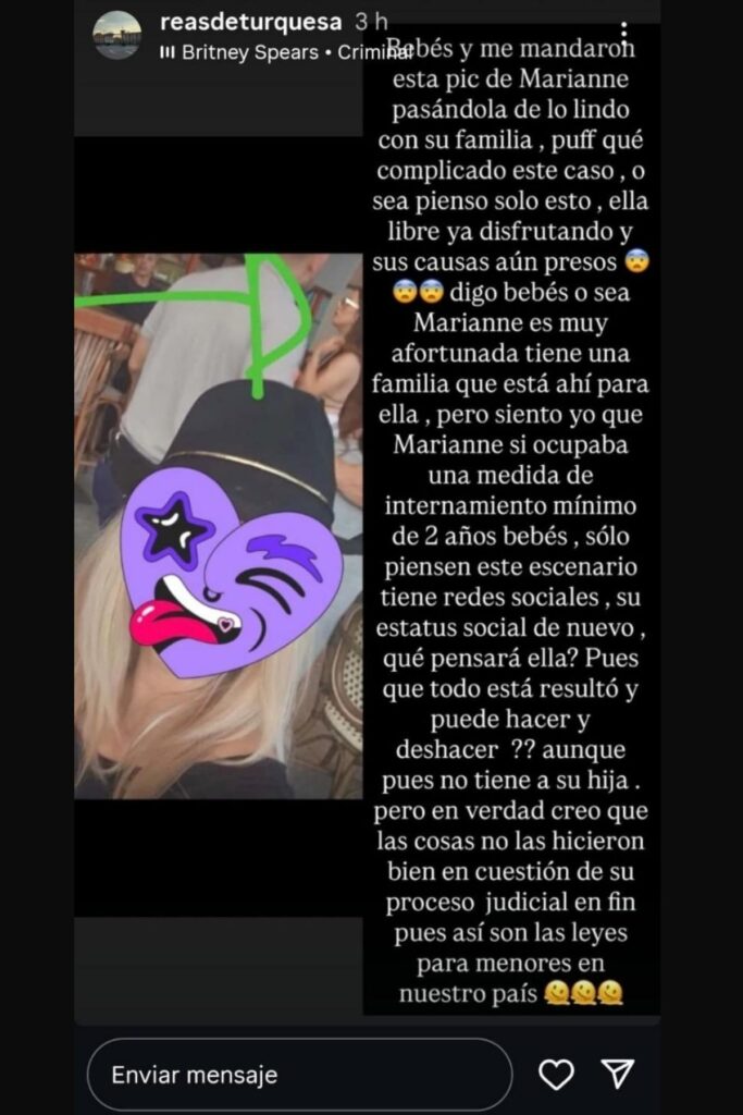 foto de marianne gonzaga despues de su libertad