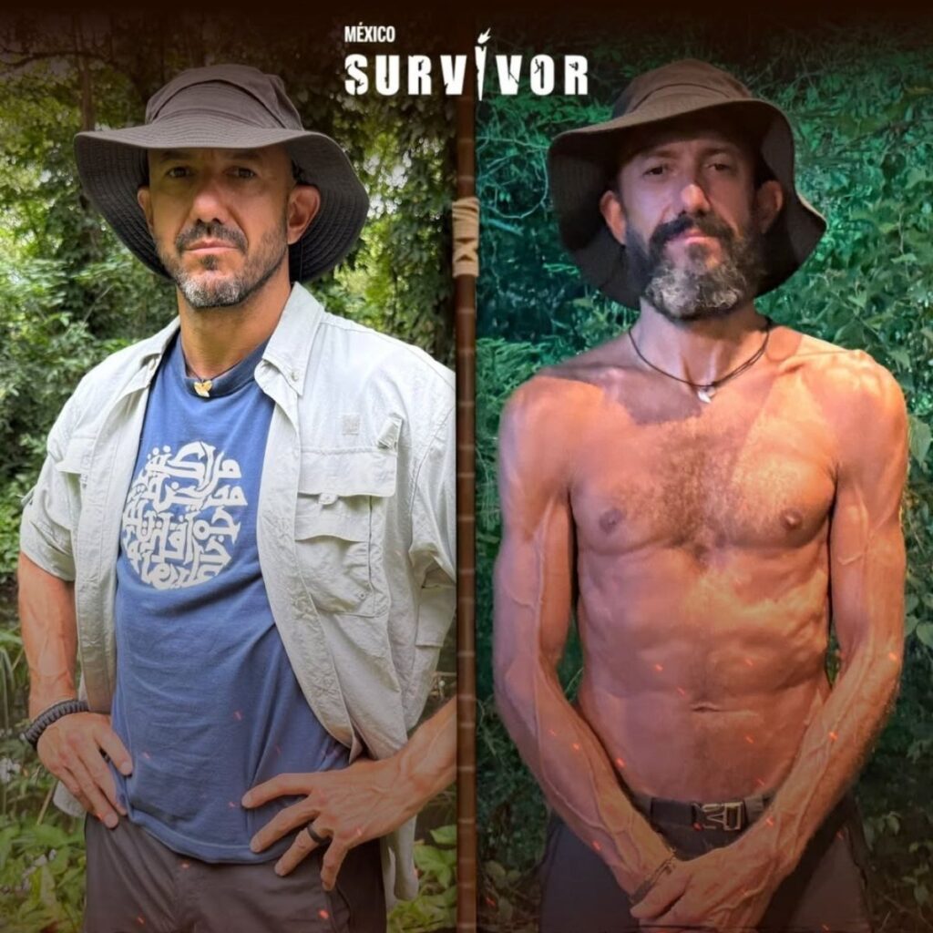 fotos del antes y despues de rasta en survivor mexico 2025