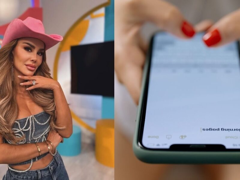 ninel conde es captada con un celular en la casa de los famosos mexico