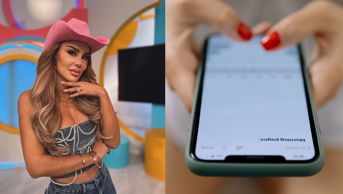 ninel conde es captada con un celular en la casa de los famosos mexico