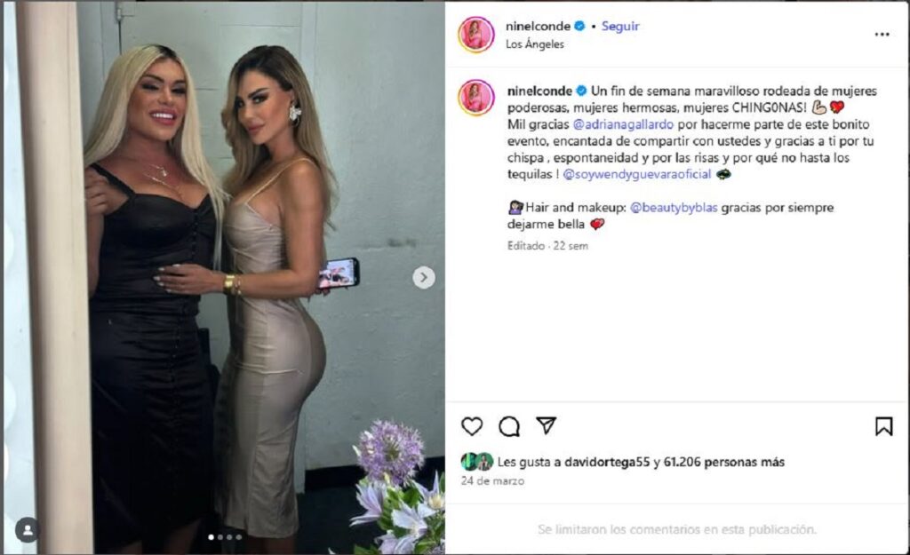 Wendy Guevara responde a Ninel Conde