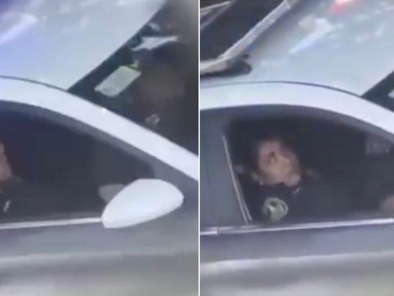 Policías de CDMX son cachados teniendo relaciones dentro de patrulla