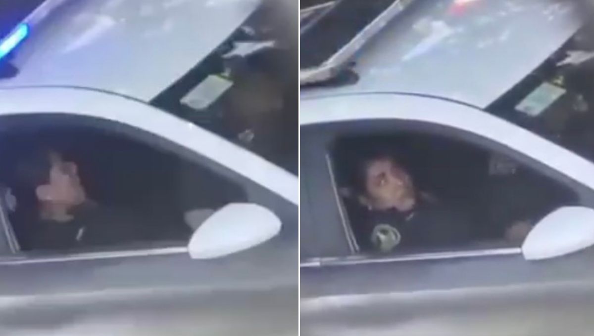 Policías de CDMX son cachados teniendo relaciones dentro de patrulla