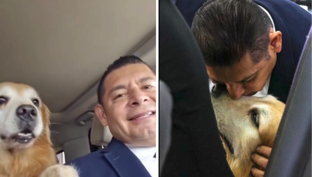 Gobernador de Puebla le da cargo oficial a su perro Tommy