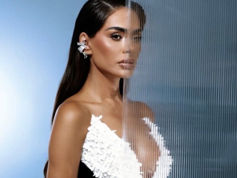 Vestido blanco de Galilea Montijo