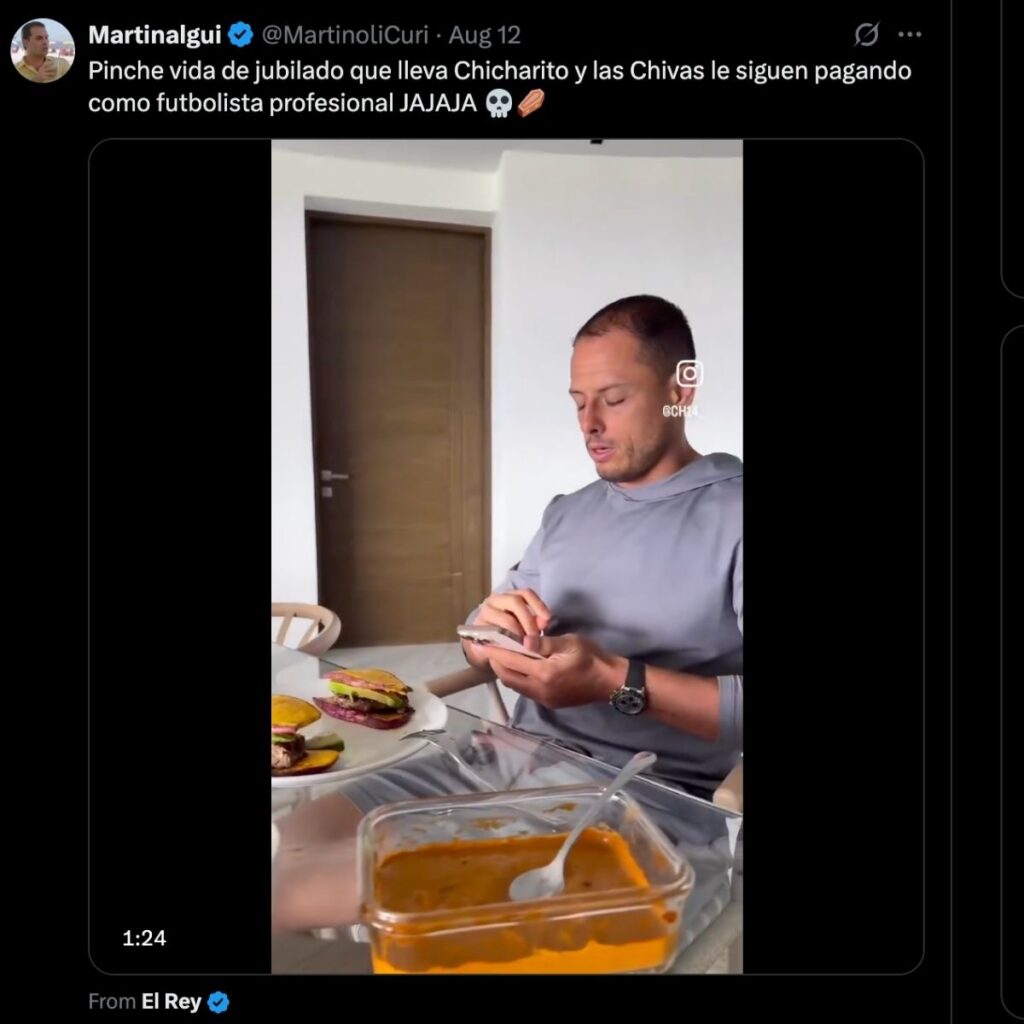 video del dia a dia del chicharito