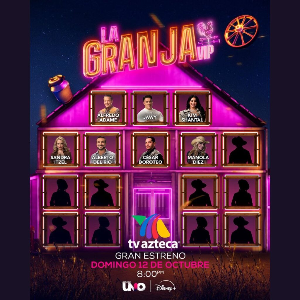 Lista completa participantes confirmados en La Granja VIP