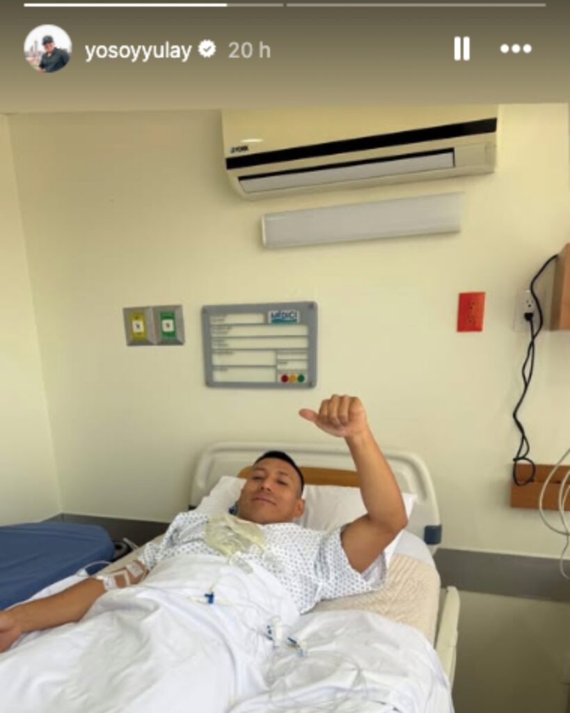 Influencer Yulay hospitalizado de emergencia.