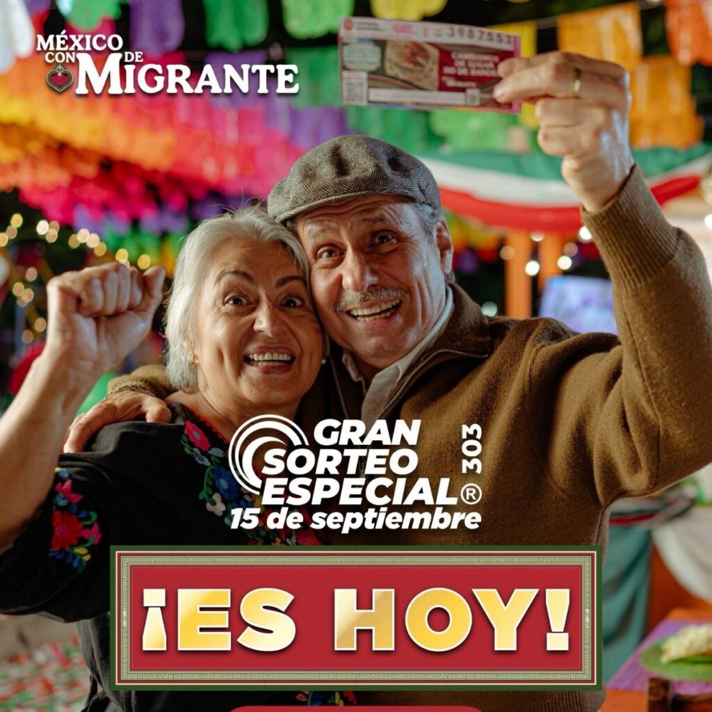 a que hora es el sorteo de la loteria nacional del 15 de septiembre
