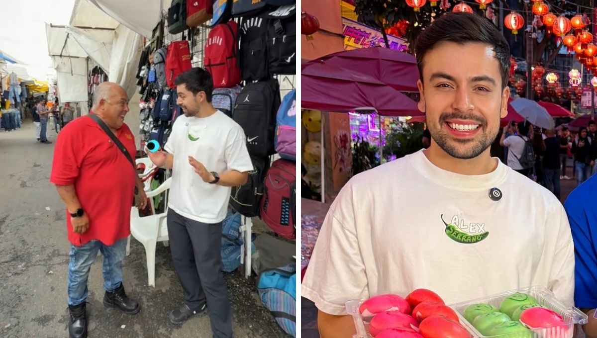 Alex Serrano va a Tepito y vendedor intenta aprovecharse