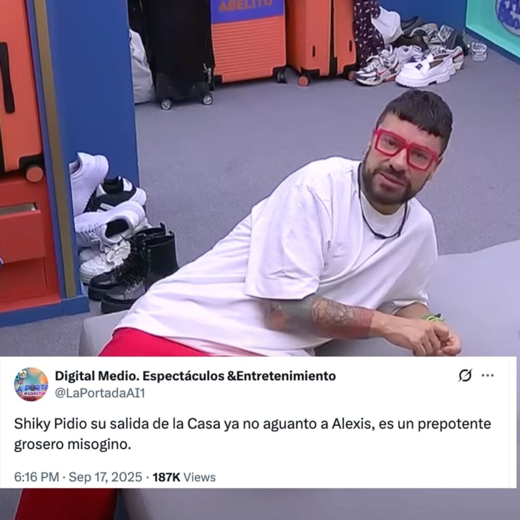 aseguran que shiky pidio su salida de la casa de los famosos mexico