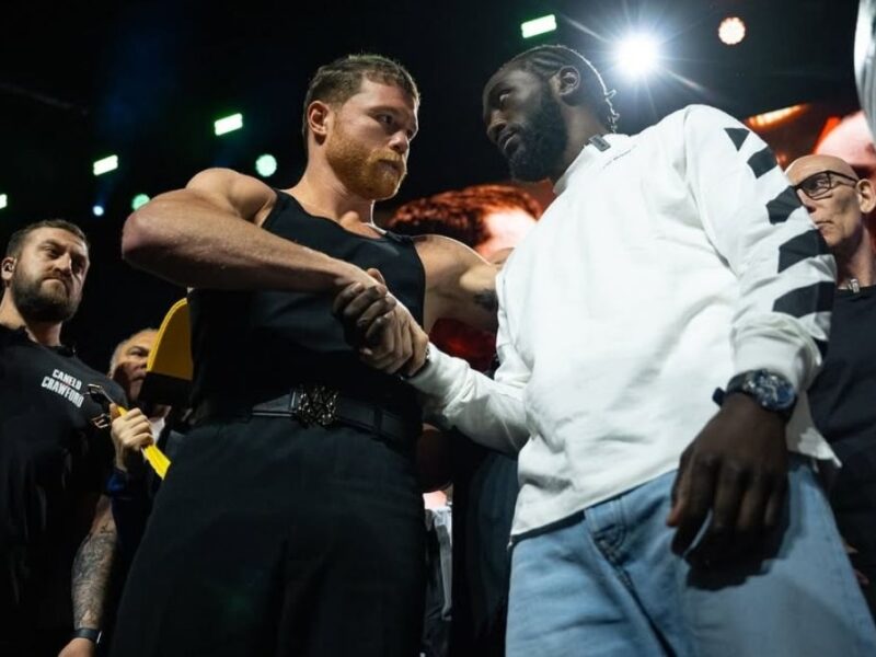 como estan los momios para la pelea del canelo vs crawford