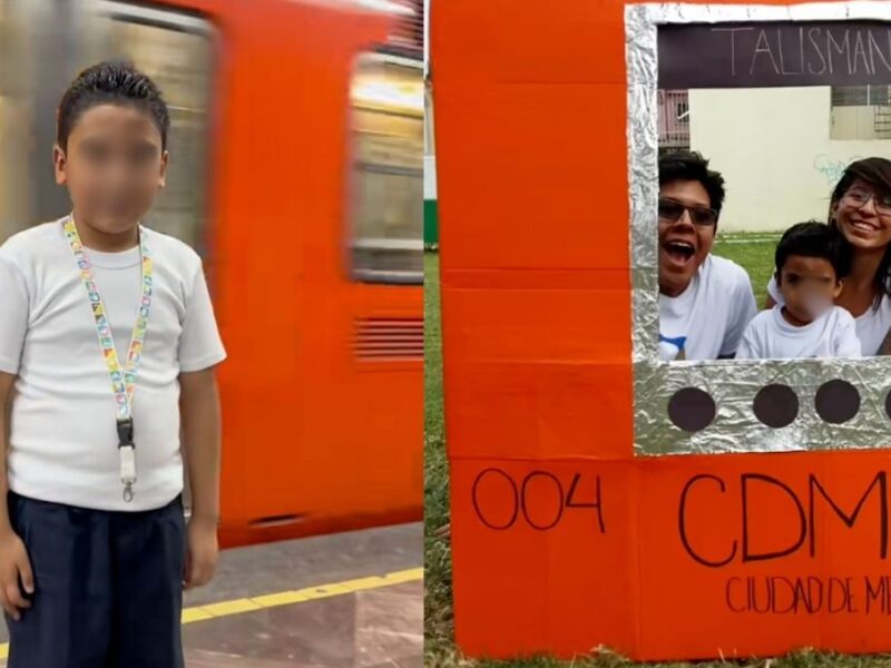 conoce a mateo el niño mas fan del metro de la cdmx