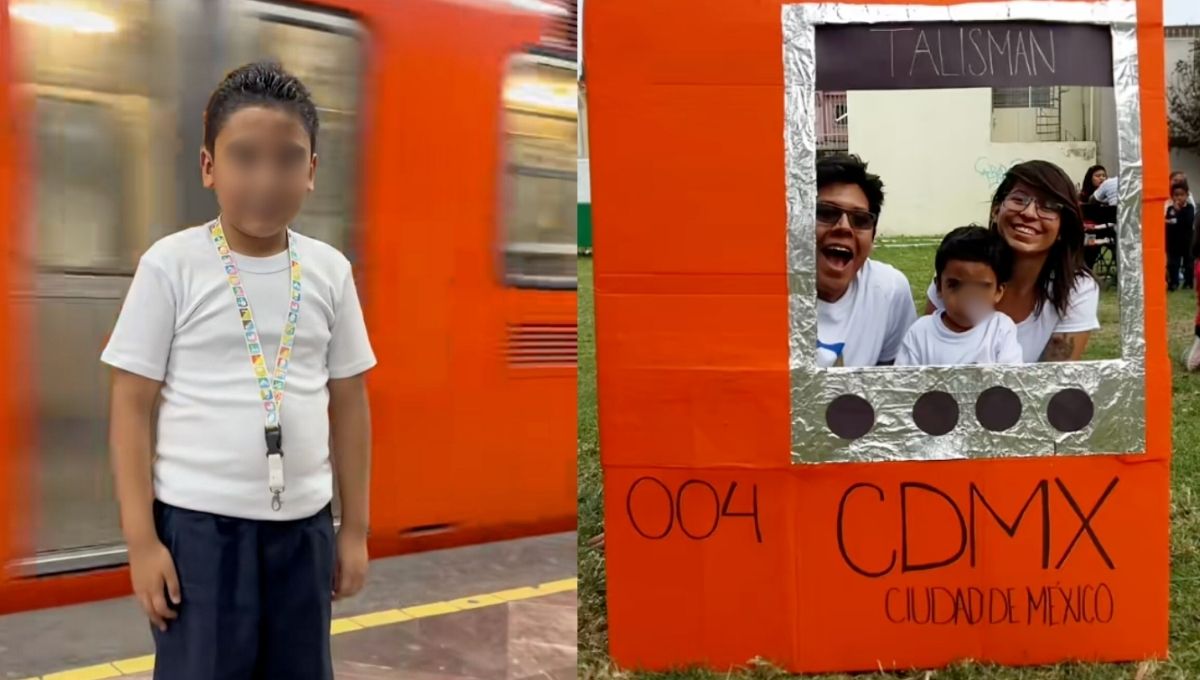 conoce a mateo el niño mas fan del metro de la cdmx