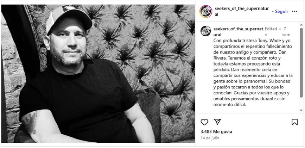 Rinden homenaje a Dan Rivera en El Conjuro 4
