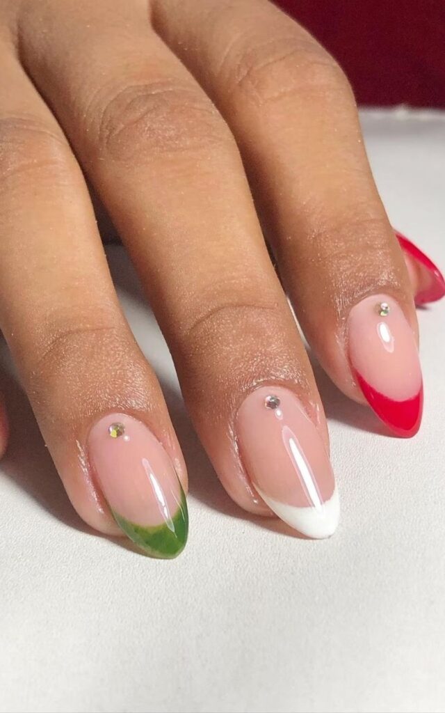 diseños de uñas patrios para el 15 de septiembre