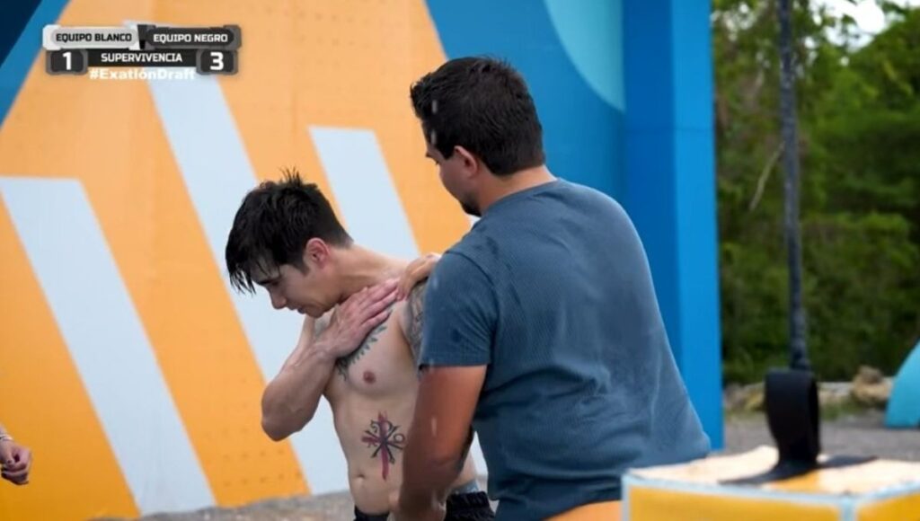 Alex Sotelo se lastimón el hombro en Exatlón Draft