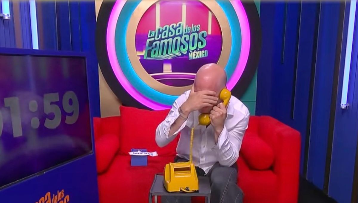 Facundo llorar al hablar con su prometida en La Casa de los Famosos México