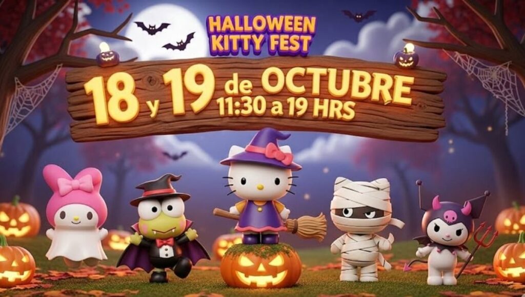 fecha y actividades en el Halloween Kitty Fest