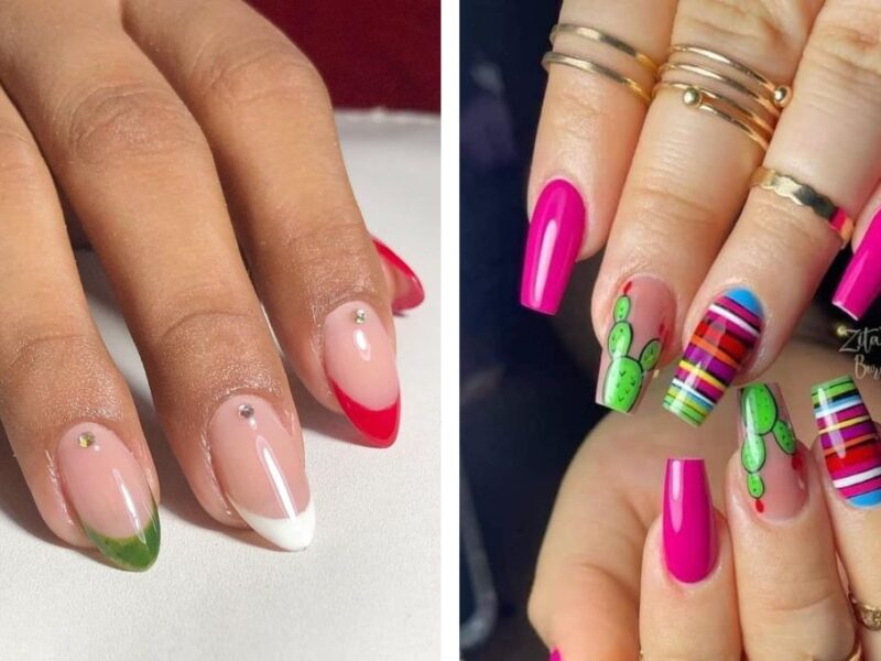Diseños de uñas para el 15 de septiembre