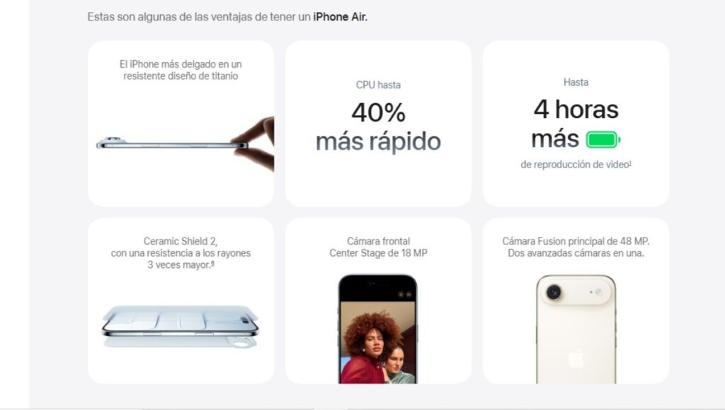 iPhone Air cuánto cuesta