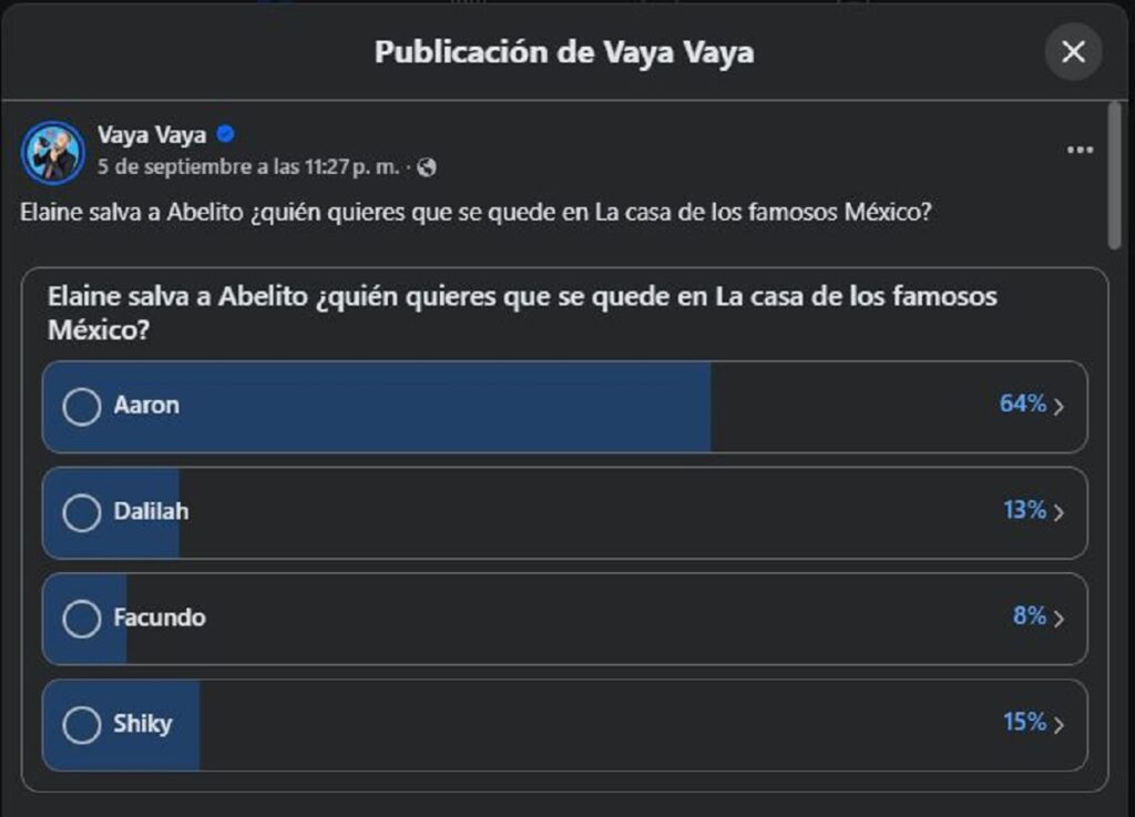 El eliminado de LCDLF hoy domingo 7 de septiembre según encuestas
