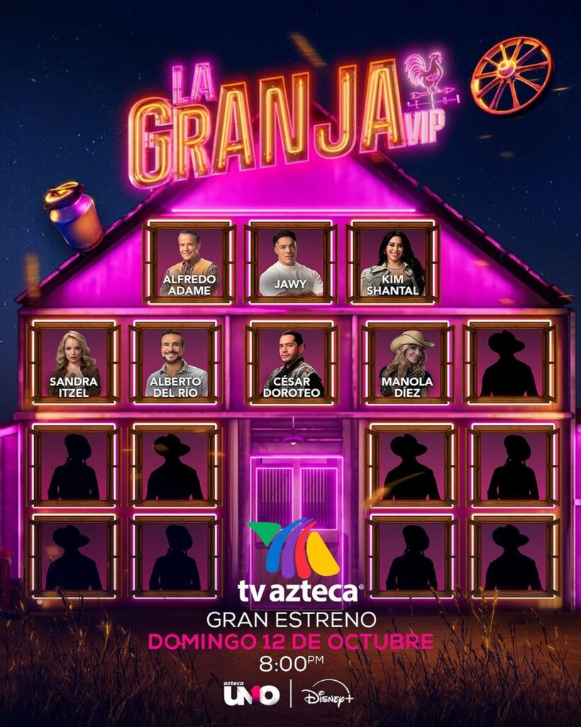 La Granja VIP programación de lunes a domingo