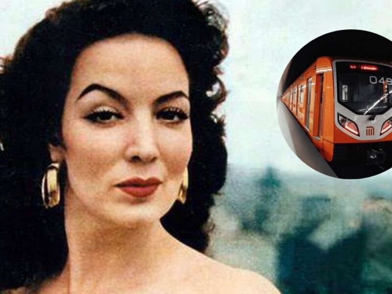 Metro de la CDMX fue un regalo para María Félix