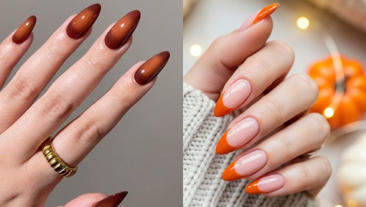 Diseños de uñas inspirados en Pumpkin Spice Latte