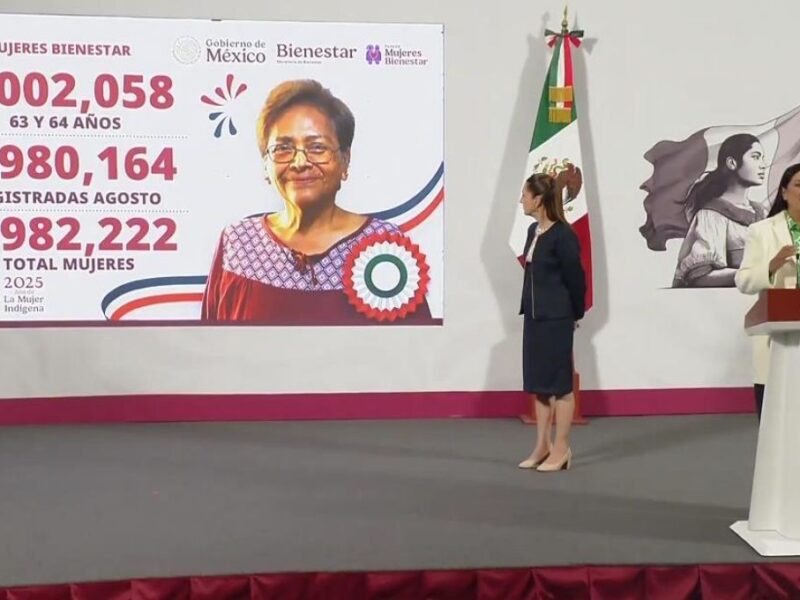 Pensión Mujeres Bienestar entrega de tarjetas