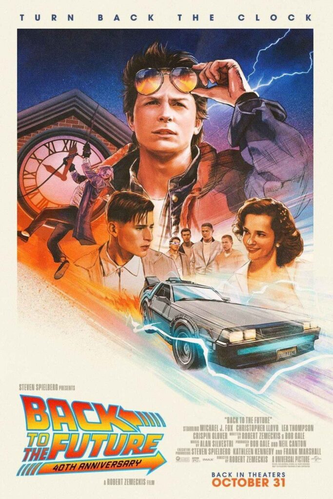 volver al futuro funciones de cine por 40 años